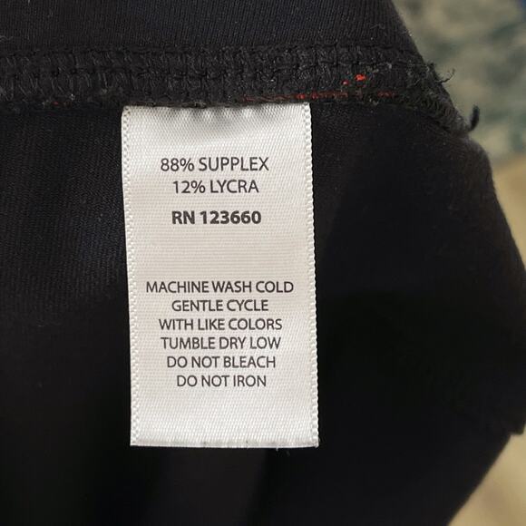 Pure Barre by Splits59 Lace Inset Pieced Leggings Black Medium M Womens Stretch - Picture 10 of 10